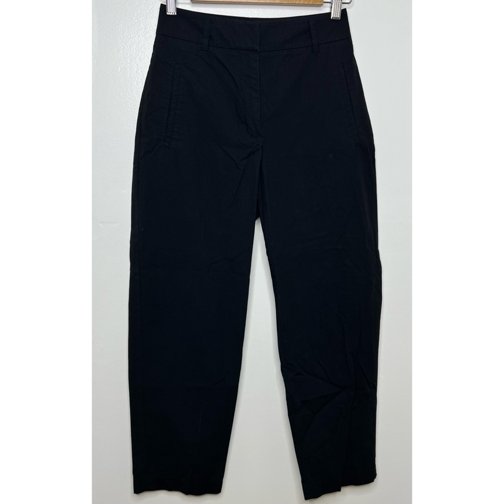 ARITZIA Wilfred Black Cotton Slim Pant